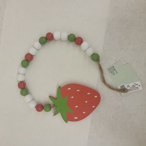 Beaded Strawberry Garland